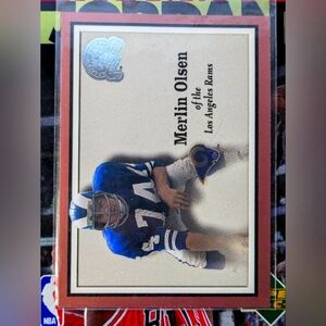 Fleer 2000 Merlin Olsen Greats Of The Game No. 87